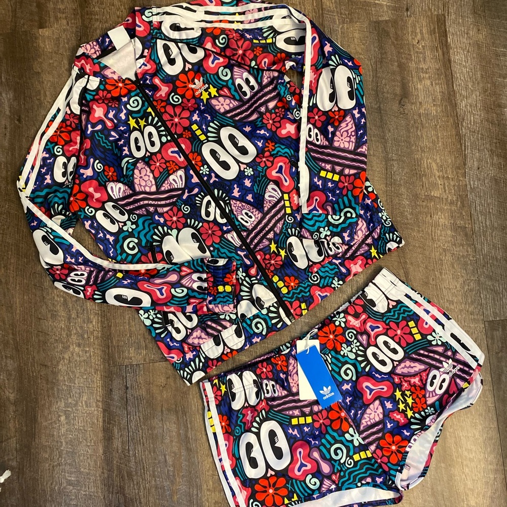Hattie Stewert Track Set with Jacket and Shorts